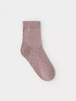 Носки длинные для девочки для девочек CROCKID, К 9683/7 АТ, цвет - розовый