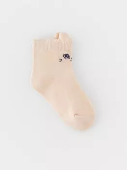 Носки короткие детские для девочек CROCKID, К 9644/3 ФВ, цвет - бежевый