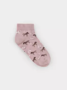 Носки короткие для девочки для девочек CROCKID, К 9612/8 АТ, цвет - розовый