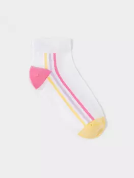 Носки короткие для девочки для девочек CROCKID, К 9612/11 АТ, цвет - белый