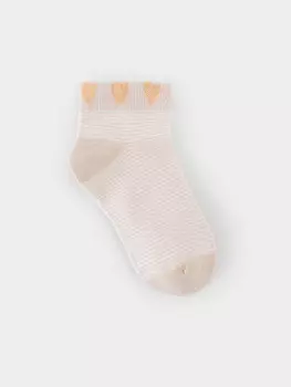 Носки короткие для девочки для девочек CROCKID, К 9612/9 АТ, цвет - желтый