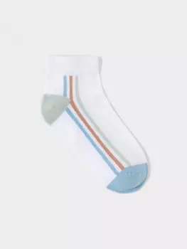 Носки короткие для мальчика для мальчиков CROCKID, К 9613/16 АТ, цвет - белый