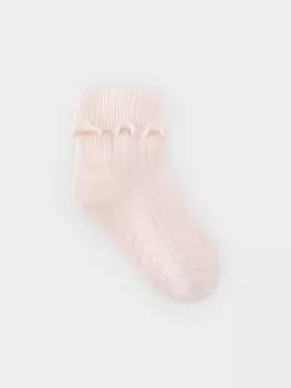 Носки противоскользящие детские для девочек CROCKID, К 9693/1 ФВ, цвет - розовый
