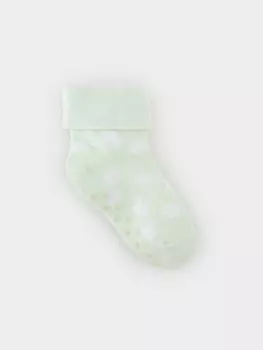 Носки противоскользящие детские для девочек CROCKID, К 9601/5 ФВ, цвет - голубой