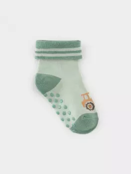 Носки противоскользящие детские для мальчиков CROCKID, К 9601/7 ФВ, цвет - голубой