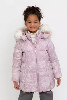 Пальто для девочек CROCKID, ВК 34067/н/1 УЗГ, цвет - розовый