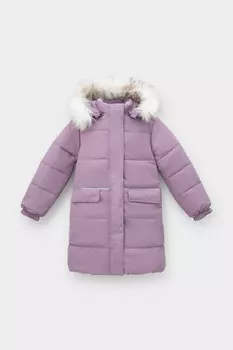 Пальто для девочек CROCKID, ВК 38102/2 УЗГ, цвет - бордовый