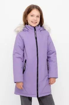 Пальто для девочек CROCKID, ВК 38109/2 УЗГ, цвет - фиолетовый