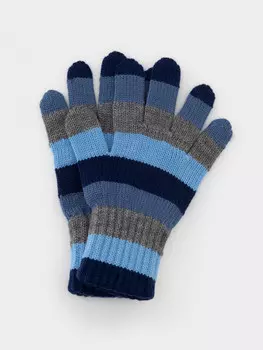 Перчатки детские для мальчиков CROCKID, КВ 10020/25, цвет - синий