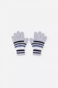 Перчатки детские из полушерстяной пряжи для мальчиков CROCKID, КВ 10000/24ш, цвет - светло-серый5