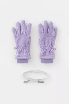 Перчатки для девочек CROCKID, ФЛ 10001/25/56 ГР, цвет - фиолетовый