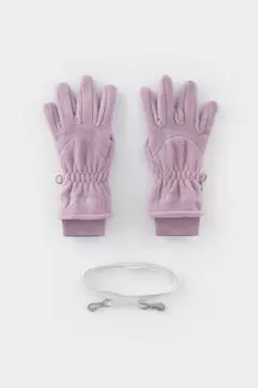Перчатки для девочек CROCKID, ФЛ 10001/25/51 ГР, цвет - фиолетовый