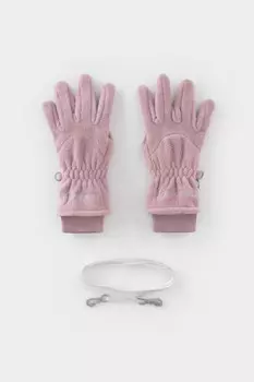 Перчатки для девочек CROCKID, ФЛ 10001/25/48 ГР, цвет - розовый