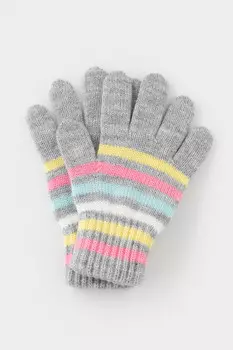 Перчатки для девочек CROCKID, КВ 10000/24ш, цвет - серый