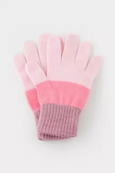 Перчатки для девочек CROCKID, КВ 10023/ш, цвет - розовый