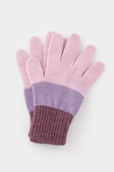 Перчатки для девочек CROCKID, КВ 10023/ш, цвет - бордовый