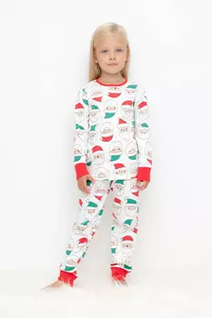 Пижама для девочек CROCKID, К 1552, цвет - сахар