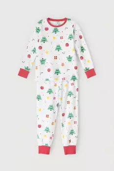 Пижама для девочек CROCKID, К 1552, цвет - белый