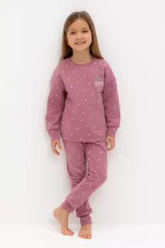 Пижама для девочек CROCKID, К 1581, цвет - розовый