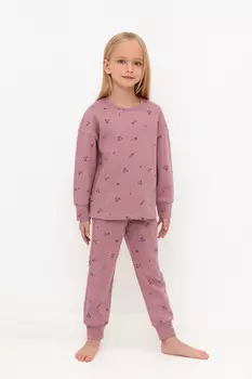Пижама для девочек CROCKID, К 1587, цвет - розовый