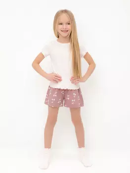 Пижама для девочек CROCKID, К 1596, цвет - розовый