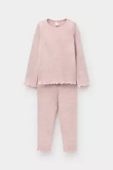 Пижама для девочек CROCKID, К 1601/24, цвет - розовый