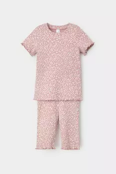 Пижама для девочек CROCKID, К 1632-1, цвет - розовый