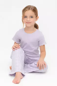 Пижама для девочек CROCKID, К 1636, цвет - фиолетовый