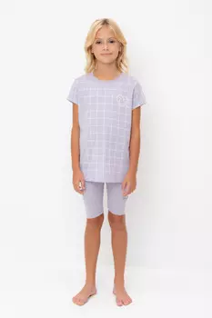 Пижама для девочек CROCKID, К 1641, цвет - фиолетовый