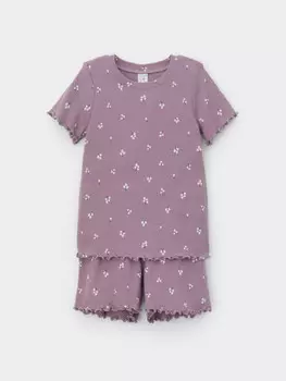 Пижама для девочек CROCKID, К 1652, цвет - розовый