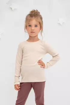 Пижама для девочек CROCKID, К 302210-1, цвет - бежевый