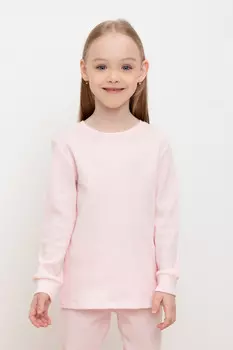 Пижама для девочек CROCKID, К 302275-1, цвет - светло-розовый