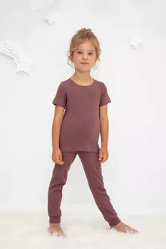 Пижама для девочек CROCKID, К 400600-1, цвет - фиолетовый