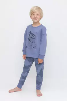 Пижама для мальчиков CROCKID, К 1547/24, цвет - голубой