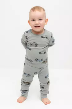 Пижама для мальчиков CROCKID, К 1552, цвет - зеленый