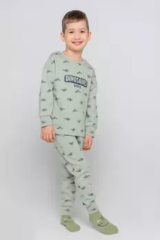 Пижама для мальчиков CROCKID, К 1581/24, цвет - хаки