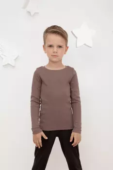 Пижама для мальчиков CROCKID, К 302210-1, цвет - кофейный