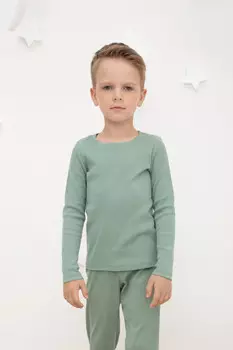 Пижама для мальчиков CROCKID, К 302210-1, цвет - зеленый