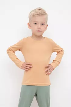 Пижама для мальчиков CROCKID, К 302210, цвет - коричневый