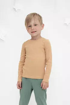 Пижама для мальчиков CROCKID, К 302210-1, цвет - коричневый