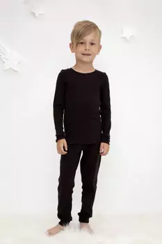 Пижама для мальчиков CROCKID, К 400600, цвет - черный3