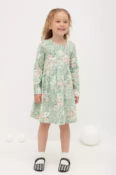 Платье для девочек CROCKID, К 5775, цвет - голубой