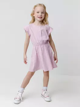 Платье для девочек CROCKID, К 5792, цвет - розовый