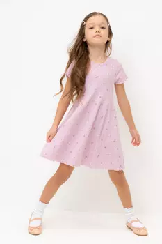 Платье для девочек CROCKID, К 5793, цвет - розовый