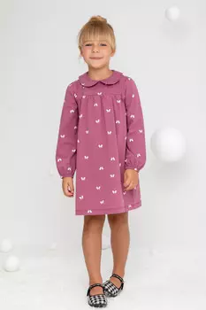 Платье для девочек CROCKID, К 5834, цвет - бордовый