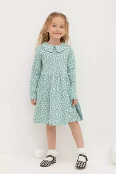 Платье для девочек CROCKID, К 5846, цвет - голубой