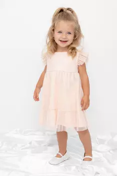 Платье для девочек CROCKID, К 5853, цвет - розовый