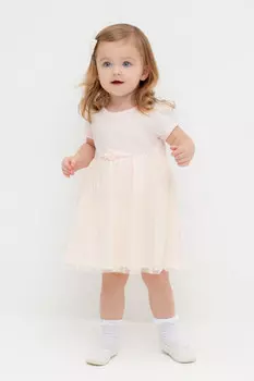 Платье для девочек CROCKID, К 5858, цвет - розовый