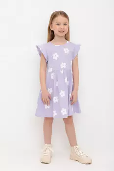 Платье для девочек CROCKID, К 5880, цвет - фиолетовый