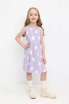 Платье для девочек CROCKID, К 5882, цвет - фиолетовый